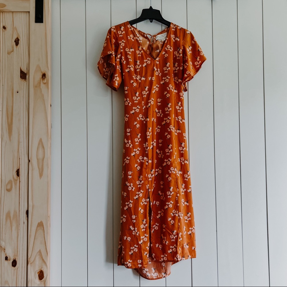 SALTWATER LUXE silk dress worn once!